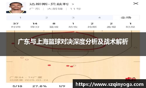 广东与上海篮球对决深度分析及战术解析