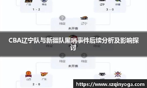 CBA辽宁队与新疆队黑哨事件后续分析及影响探讨